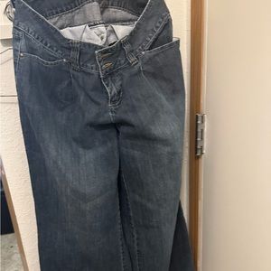 Wide leg jeans